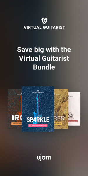 Save big with the Virtual Guitarist Bundle by UJAM