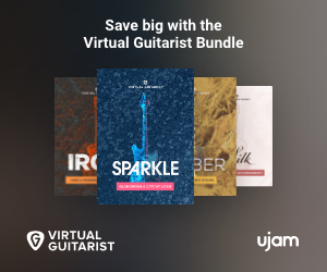 Save big with the Virtual Guitarist Bundle by UJAM